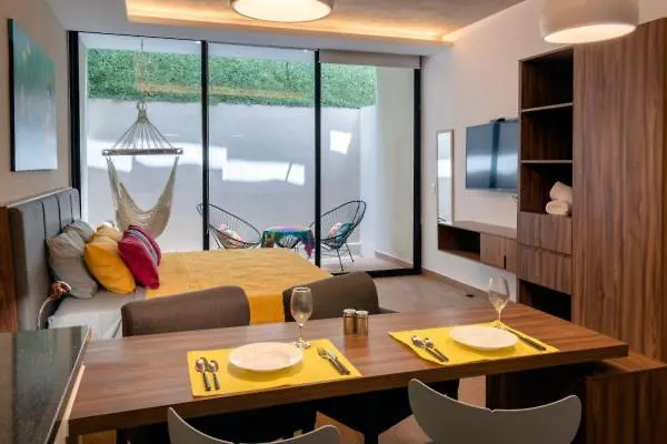 Apartment Yellow Condo Playa del Carmen Mexico