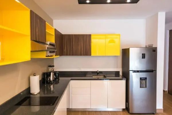 Apartment Yellow Condo Playa del Carmen Mexico