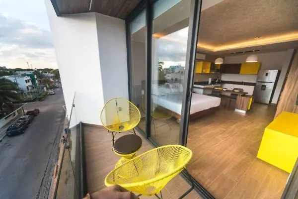 Apartment Yellow Condo Playa del Carmen Mexico
